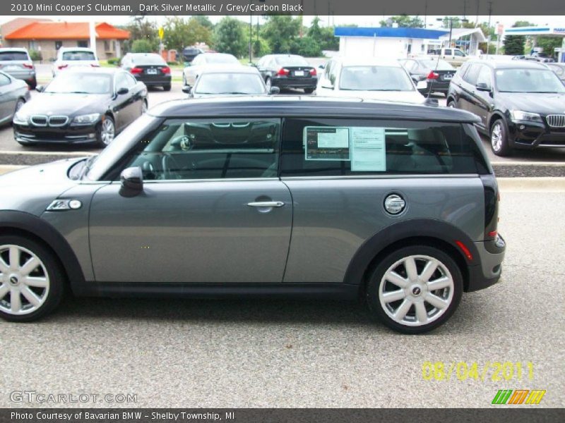 Dark Silver Metallic / Grey/Carbon Black 2010 Mini Cooper S Clubman