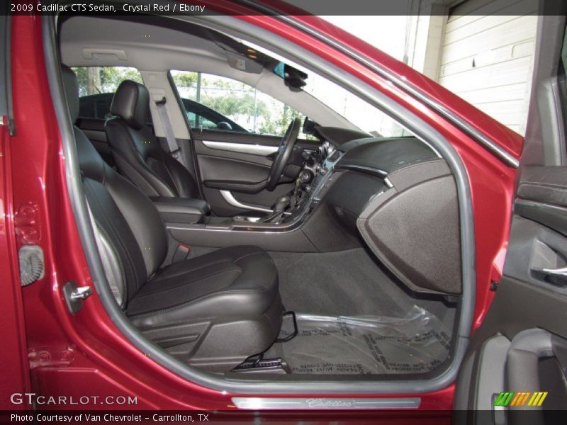 Crystal Red / Ebony 2009 Cadillac CTS Sedan