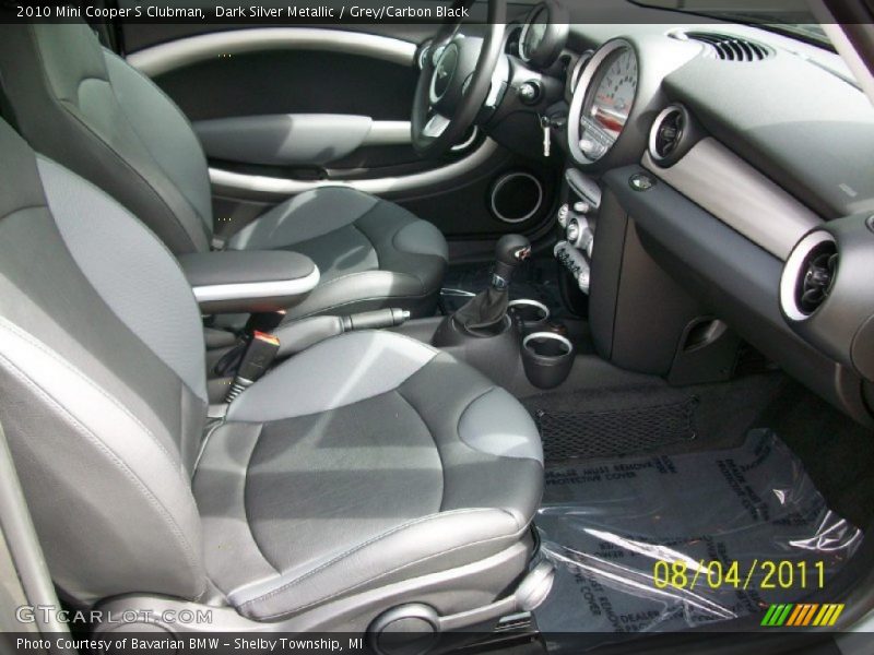 Dark Silver Metallic / Grey/Carbon Black 2010 Mini Cooper S Clubman