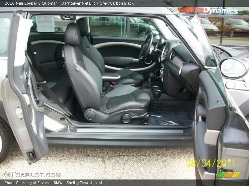 Dark Silver Metallic / Grey/Carbon Black 2010 Mini Cooper S Clubman