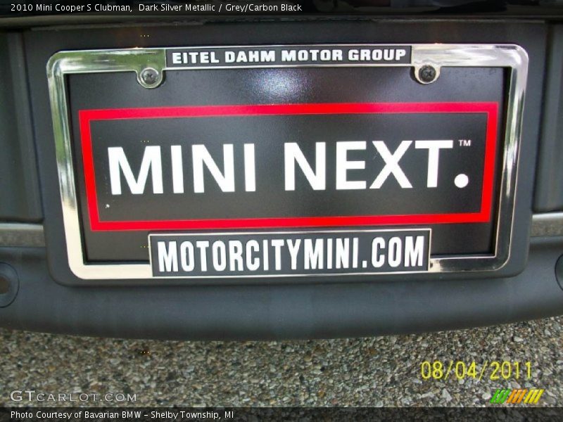Dark Silver Metallic / Grey/Carbon Black 2010 Mini Cooper S Clubman
