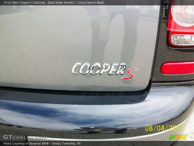Dark Silver Metallic / Grey/Carbon Black 2010 Mini Cooper S Clubman
