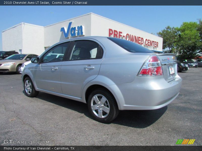 Cosmic Silver / Charcoal 2010 Chevrolet Aveo LT Sedan