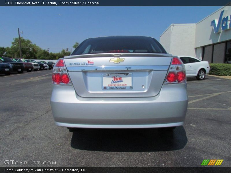 Cosmic Silver / Charcoal 2010 Chevrolet Aveo LT Sedan