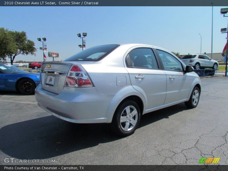 Cosmic Silver / Charcoal 2010 Chevrolet Aveo LT Sedan