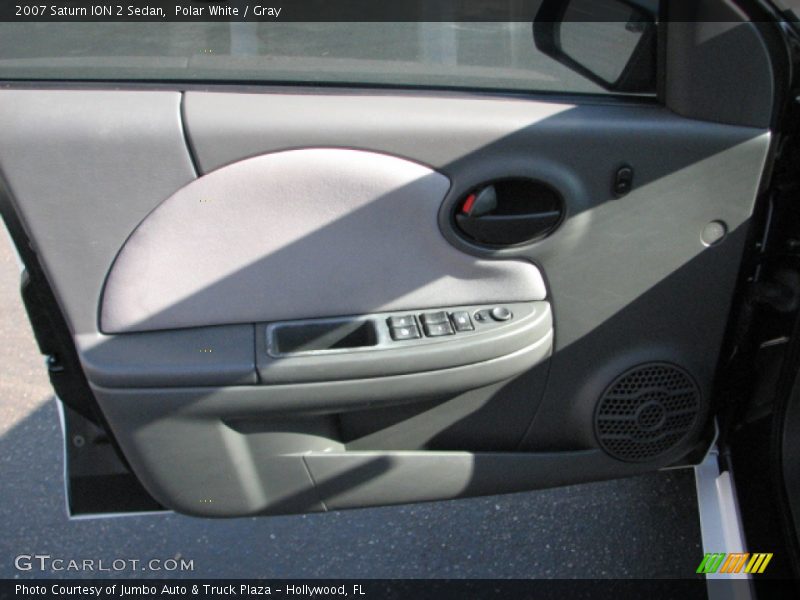 Polar White / Gray 2007 Saturn ION 2 Sedan