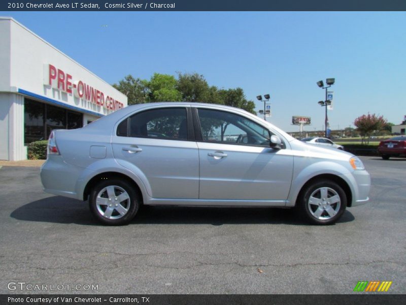 Cosmic Silver / Charcoal 2010 Chevrolet Aveo LT Sedan