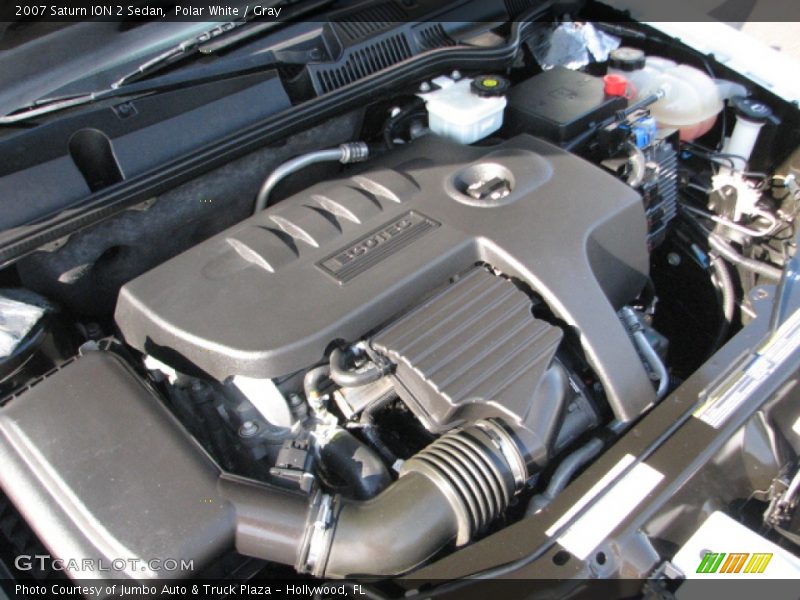 Polar White / Gray 2007 Saturn ION 2 Sedan