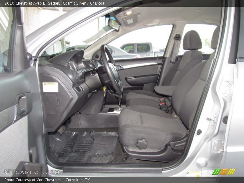 Cosmic Silver / Charcoal 2010 Chevrolet Aveo LT Sedan
