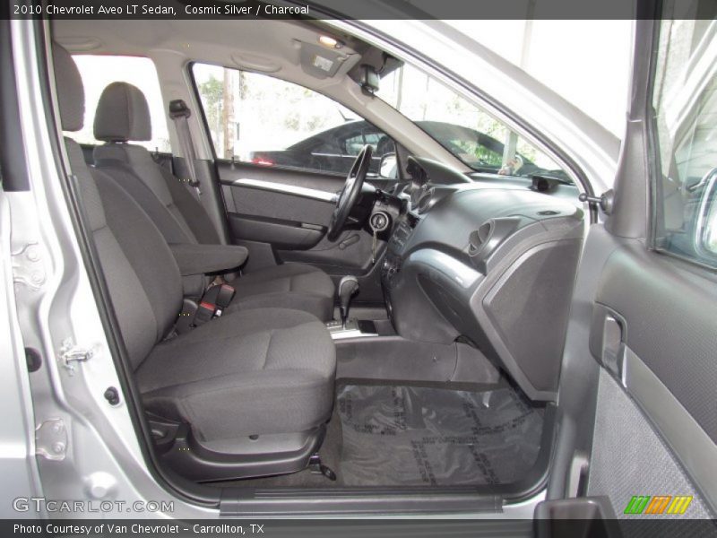 Cosmic Silver / Charcoal 2010 Chevrolet Aveo LT Sedan