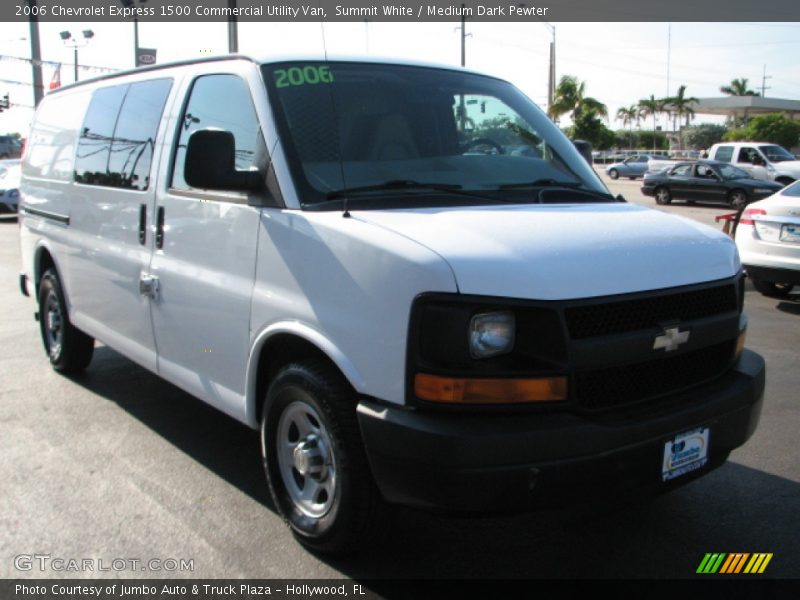 Summit White / Medium Dark Pewter 2006 Chevrolet Express 1500 Commercial Utility Van