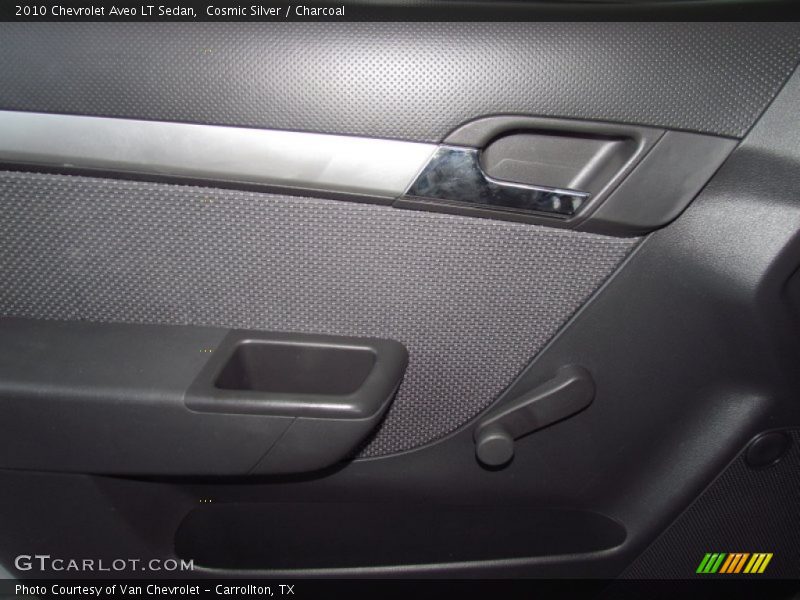 Cosmic Silver / Charcoal 2010 Chevrolet Aveo LT Sedan