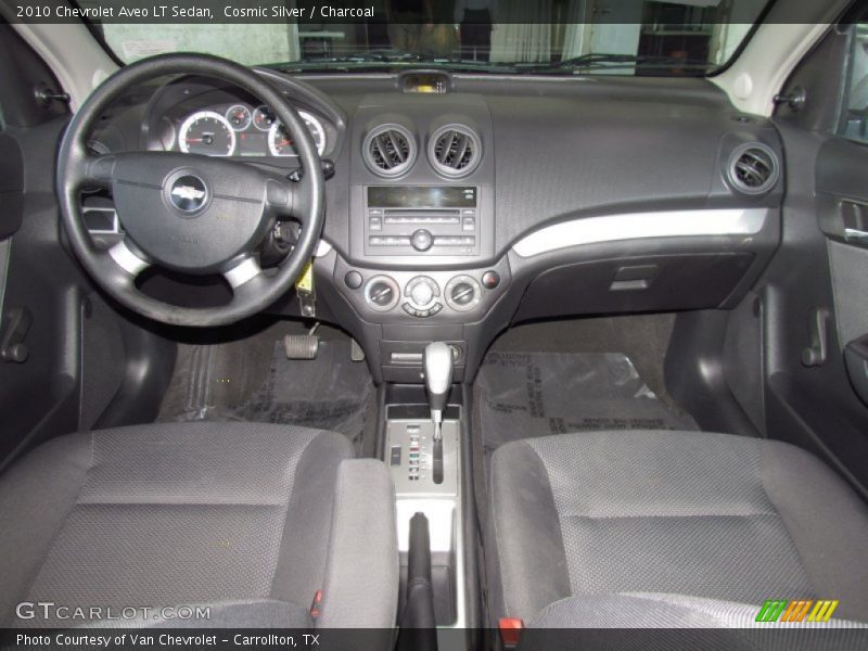 Cosmic Silver / Charcoal 2010 Chevrolet Aveo LT Sedan