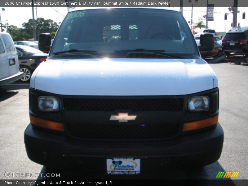 Summit White / Medium Dark Pewter 2006 Chevrolet Express 1500 Commercial Utility Van