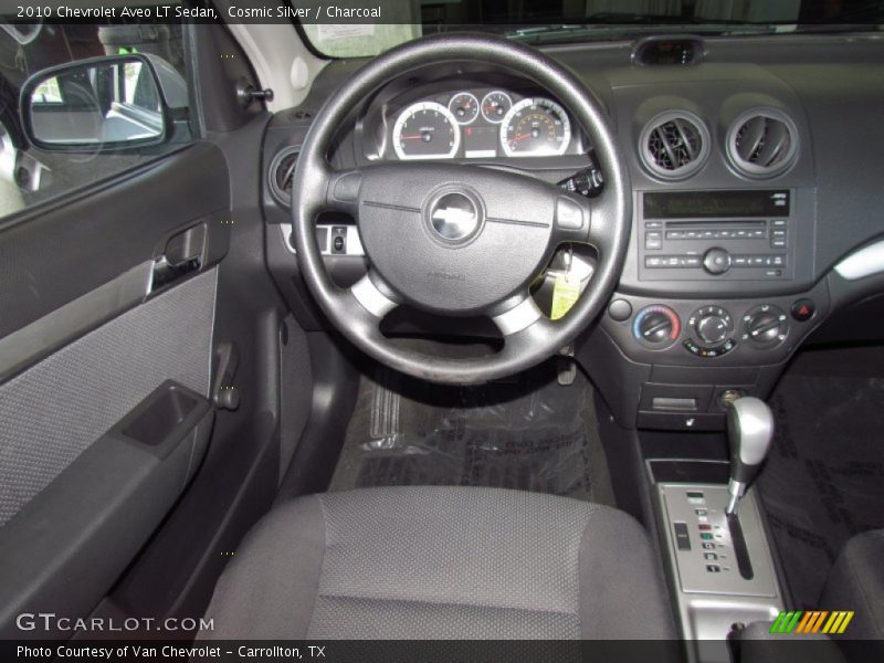 Cosmic Silver / Charcoal 2010 Chevrolet Aveo LT Sedan