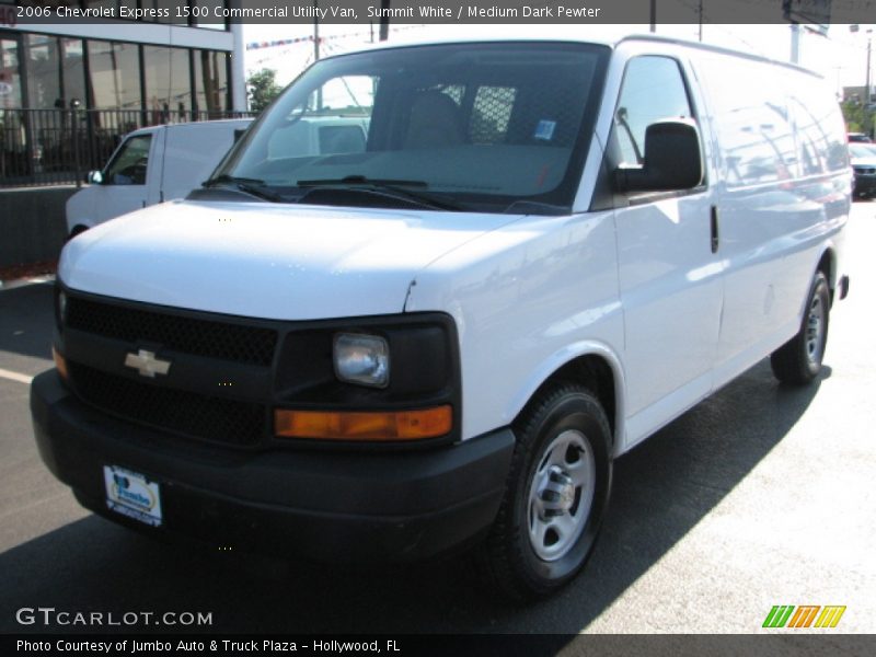 Summit White / Medium Dark Pewter 2006 Chevrolet Express 1500 Commercial Utility Van