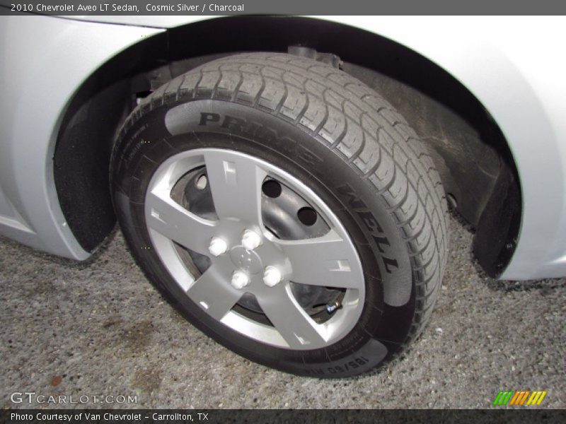 Cosmic Silver / Charcoal 2010 Chevrolet Aveo LT Sedan