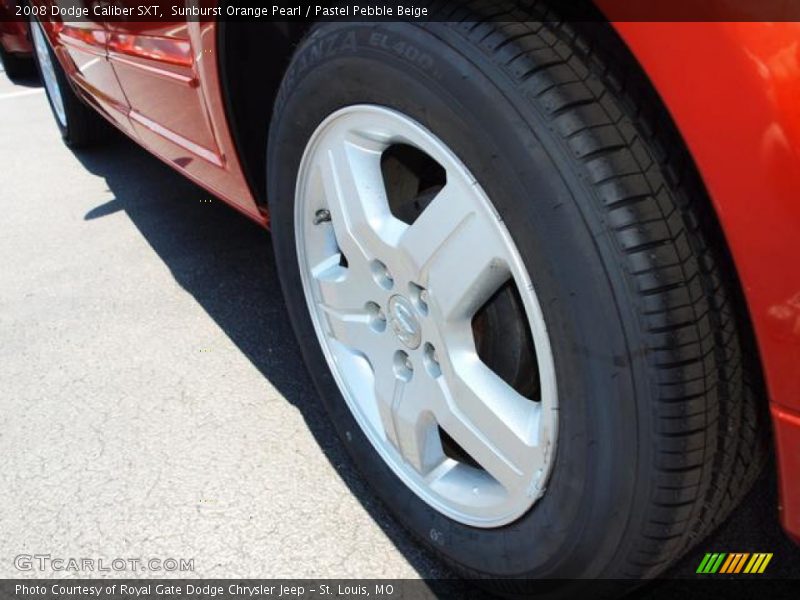 Sunburst Orange Pearl / Pastel Pebble Beige 2008 Dodge Caliber SXT