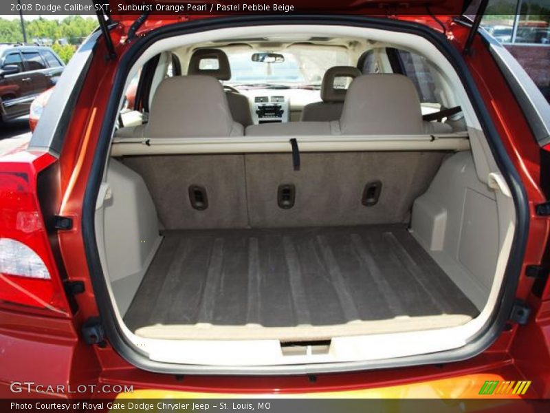 Sunburst Orange Pearl / Pastel Pebble Beige 2008 Dodge Caliber SXT