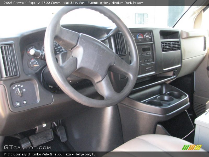 Summit White / Medium Dark Pewter 2006 Chevrolet Express 1500 Commercial Utility Van