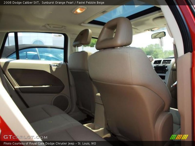 Sunburst Orange Pearl / Pastel Pebble Beige 2008 Dodge Caliber SXT