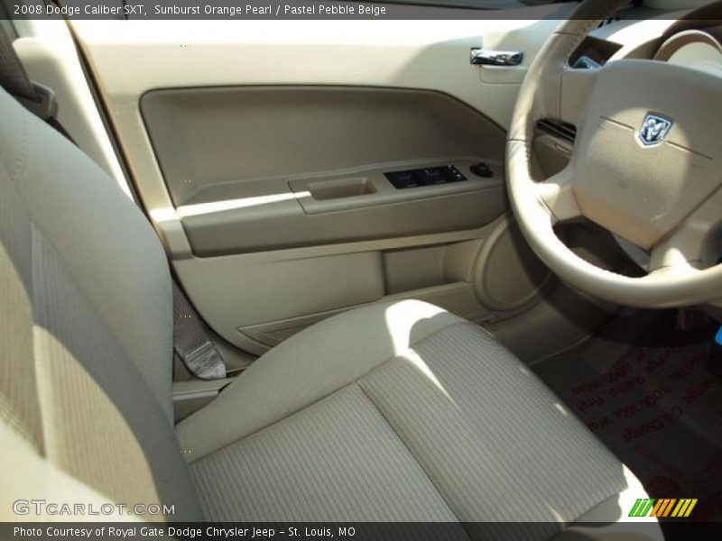 Sunburst Orange Pearl / Pastel Pebble Beige 2008 Dodge Caliber SXT