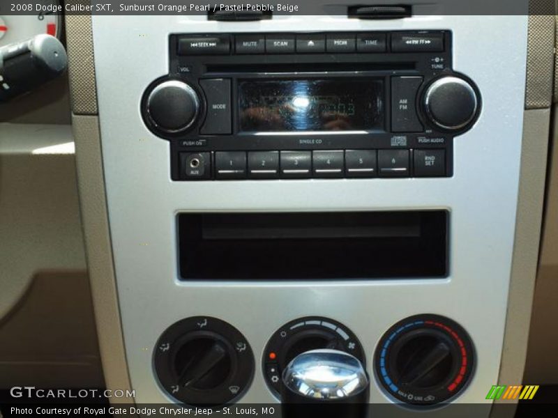 Sunburst Orange Pearl / Pastel Pebble Beige 2008 Dodge Caliber SXT