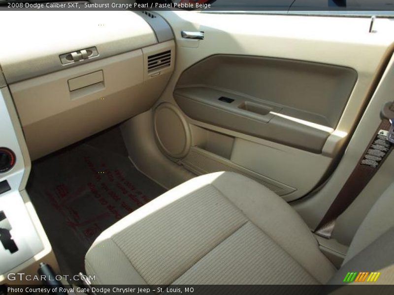 Sunburst Orange Pearl / Pastel Pebble Beige 2008 Dodge Caliber SXT