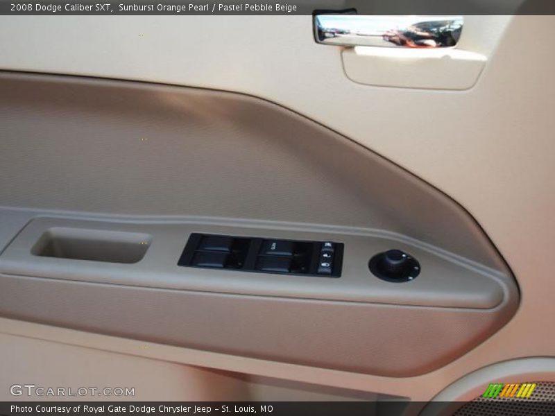 Sunburst Orange Pearl / Pastel Pebble Beige 2008 Dodge Caliber SXT