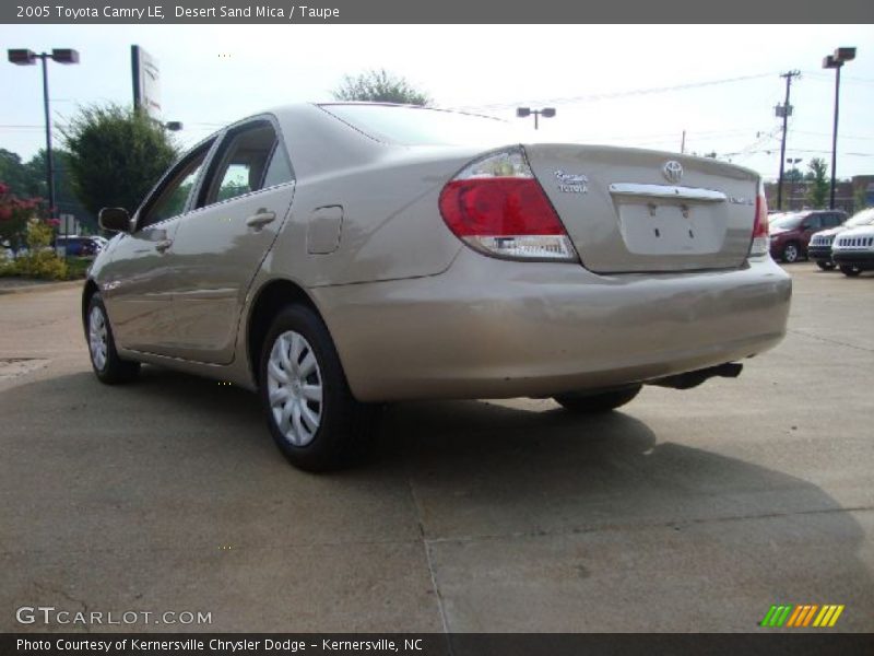 Desert Sand Mica / Taupe 2005 Toyota Camry LE