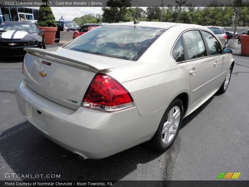 Gold Mist Metallic / Ebony 2012 Chevrolet Impala LT