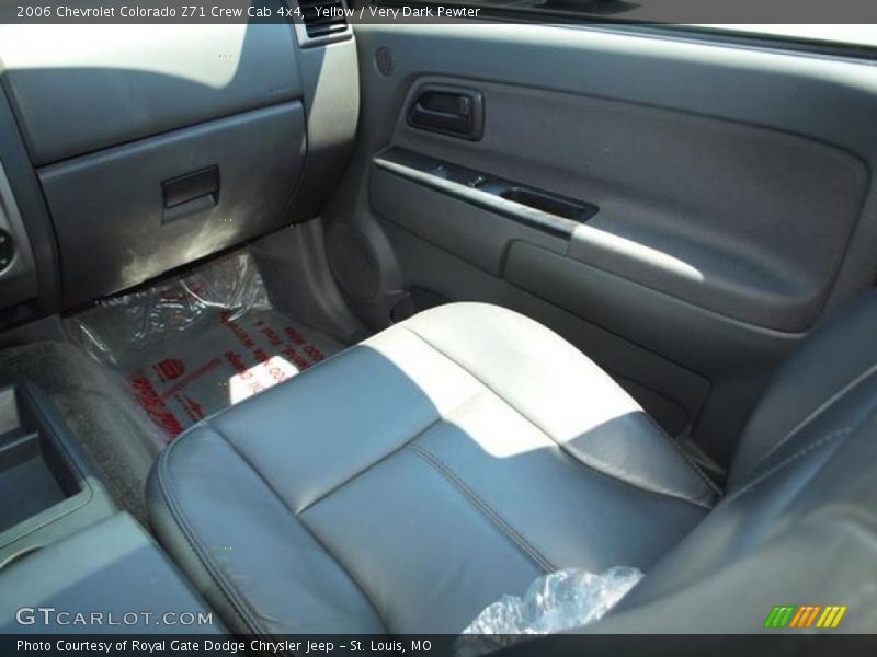 Yellow / Very Dark Pewter 2006 Chevrolet Colorado Z71 Crew Cab 4x4