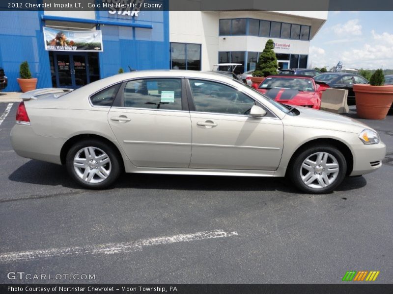 Gold Mist Metallic / Ebony 2012 Chevrolet Impala LT