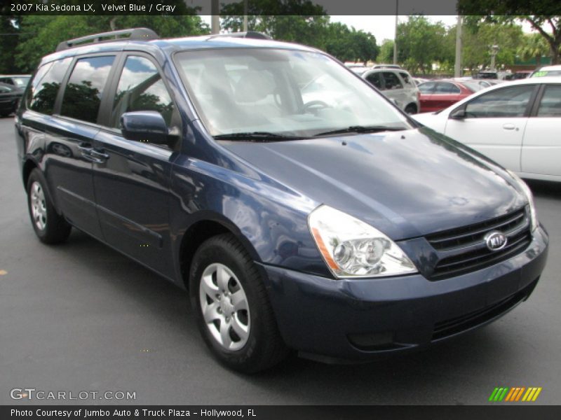 Velvet Blue / Gray 2007 Kia Sedona LX