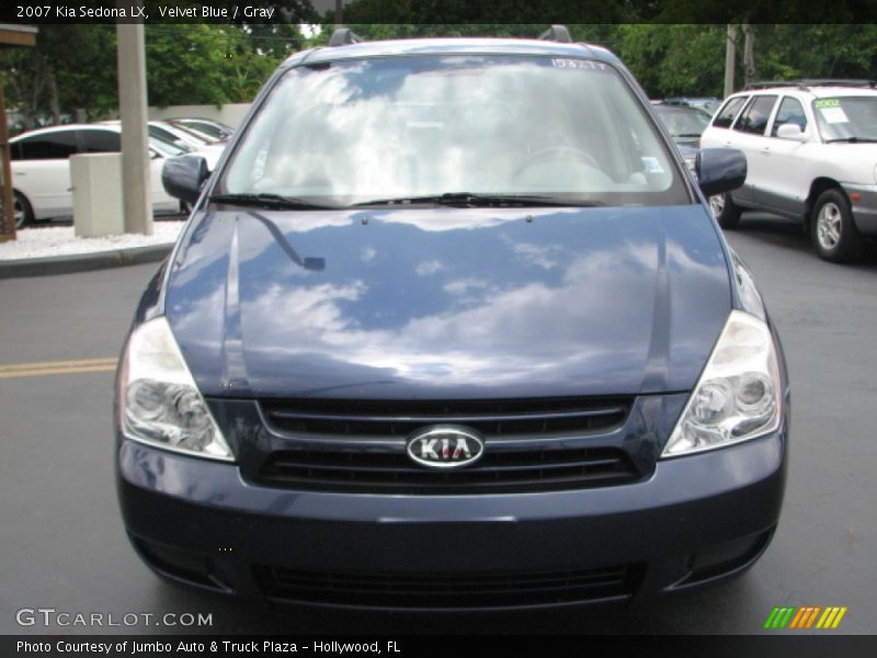 Velvet Blue / Gray 2007 Kia Sedona LX