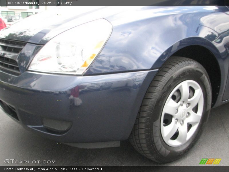 Velvet Blue / Gray 2007 Kia Sedona LX
