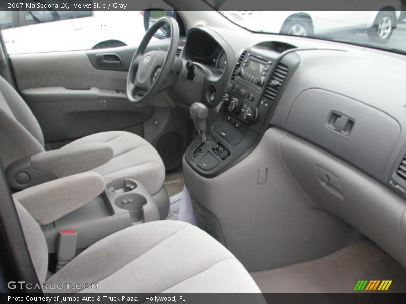 Velvet Blue / Gray 2007 Kia Sedona LX