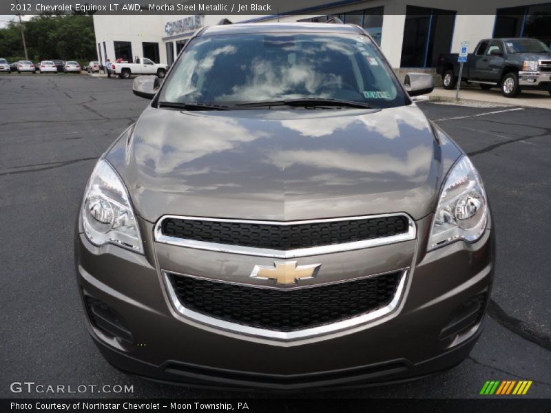 Mocha Steel Metallic / Jet Black 2012 Chevrolet Equinox LT AWD