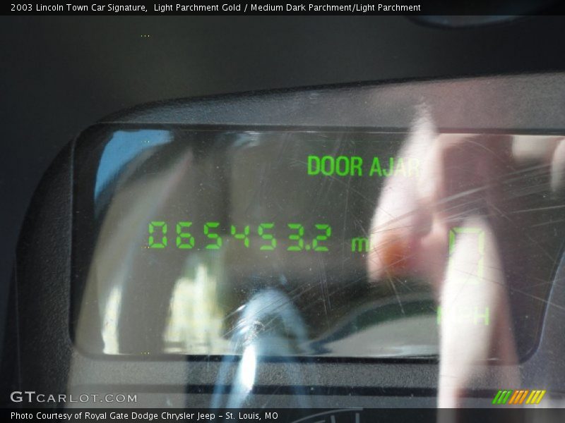 Light Parchment Gold / Medium Dark Parchment/Light Parchment 2003 Lincoln Town Car Signature