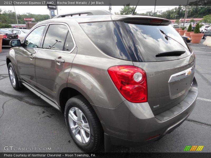 Mocha Steel Metallic / Jet Black 2012 Chevrolet Equinox LT AWD