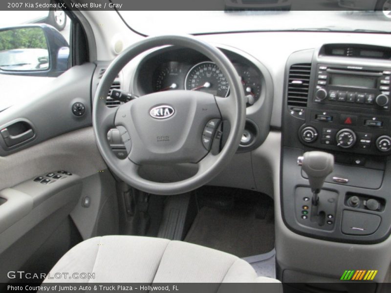 Velvet Blue / Gray 2007 Kia Sedona LX