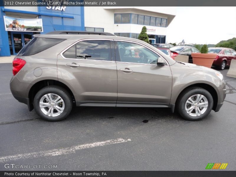 Mocha Steel Metallic / Jet Black 2012 Chevrolet Equinox LT AWD
