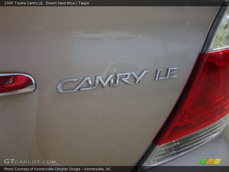 Desert Sand Mica / Taupe 2005 Toyota Camry LE