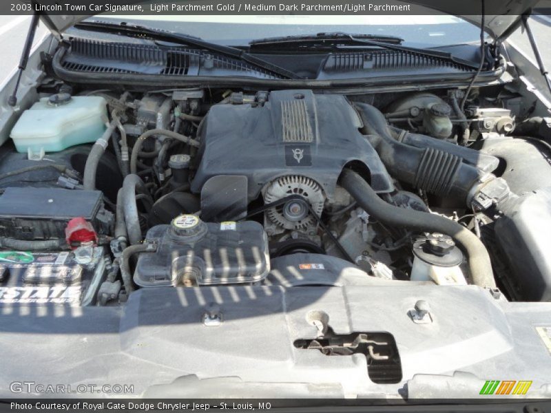 Light Parchment Gold / Medium Dark Parchment/Light Parchment 2003 Lincoln Town Car Signature