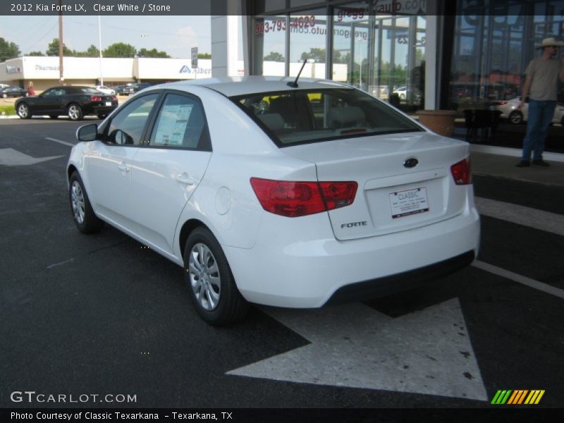 Clear White / Stone 2012 Kia Forte LX