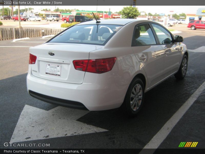 Clear White / Stone 2012 Kia Forte LX