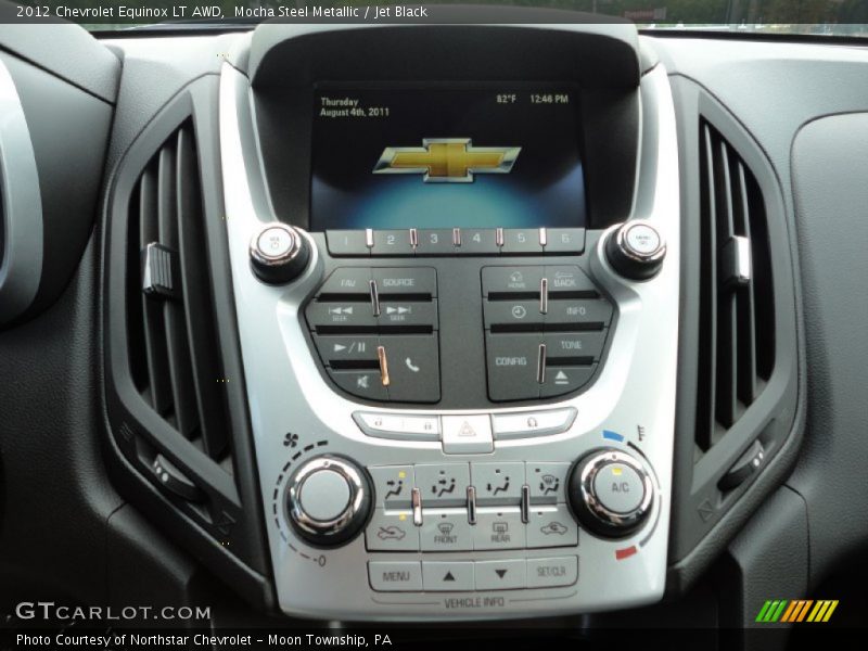 Controls of 2012 Equinox LT AWD