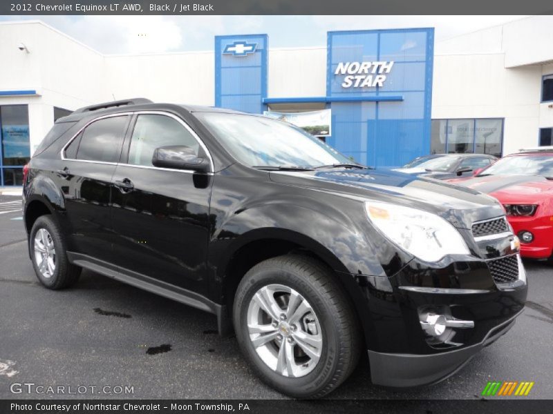 Black / Jet Black 2012 Chevrolet Equinox LT AWD