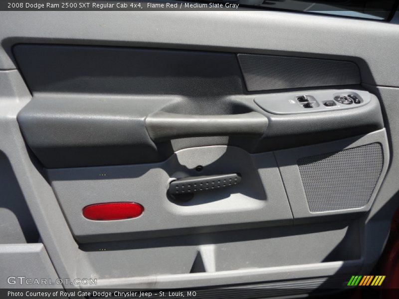 Flame Red / Medium Slate Gray 2008 Dodge Ram 2500 SXT Regular Cab 4x4