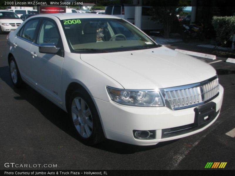 White Suede / Sand 2008 Lincoln MKZ Sedan
